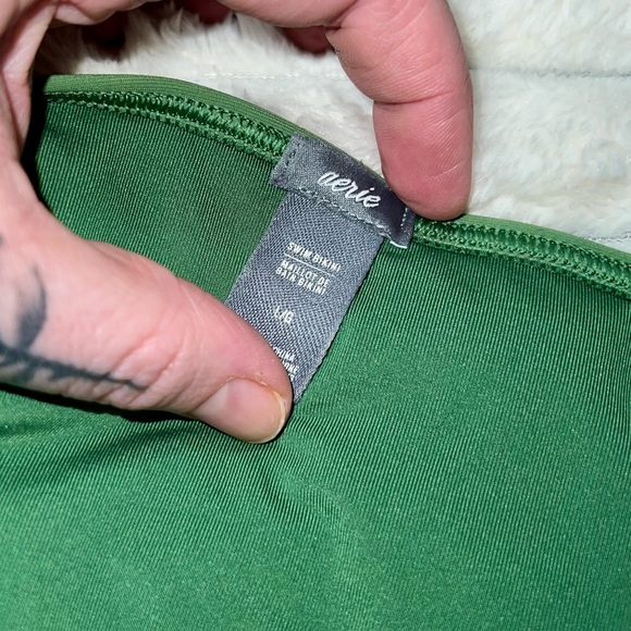 Green AERIE Bikini Swimsuit - Picture 5 of 7